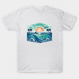 Deep Ocean Whale T-Shirt